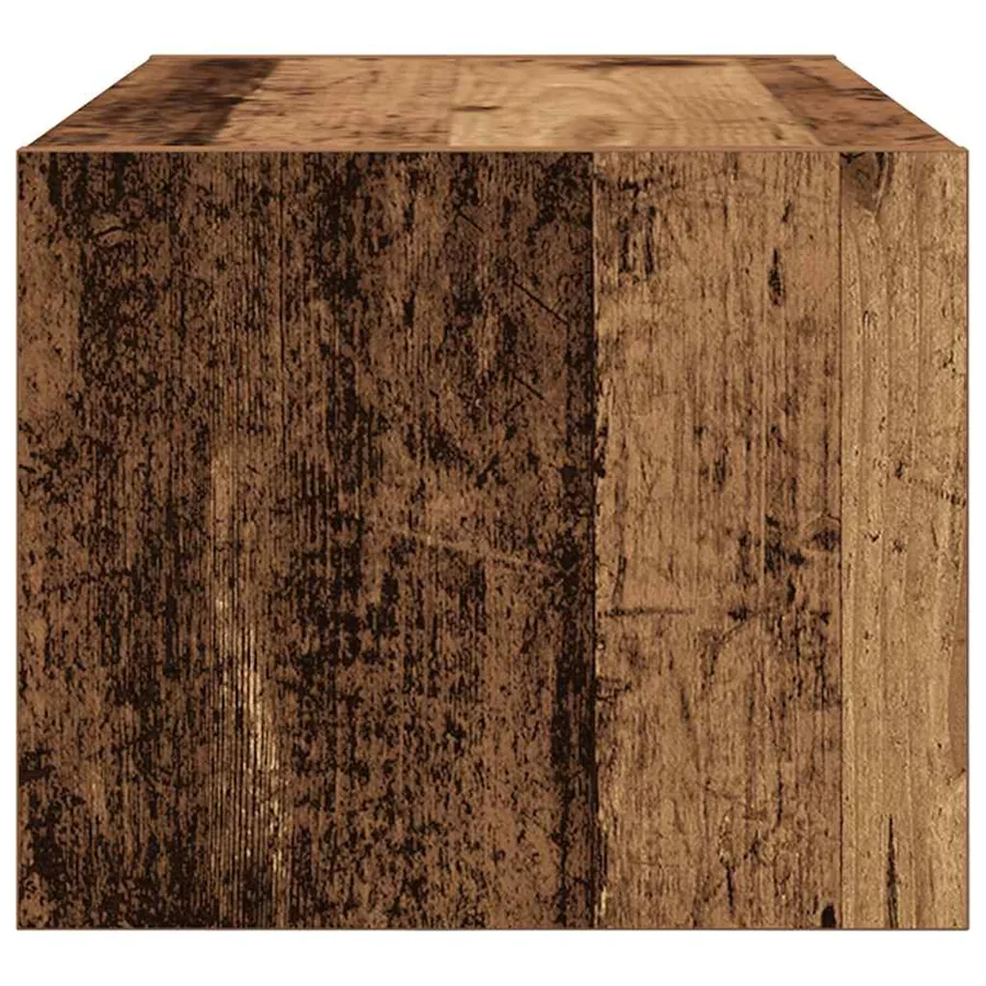 Meuble TV vieux bois 60x31x25,5 cm bois d'ingénierie - 7