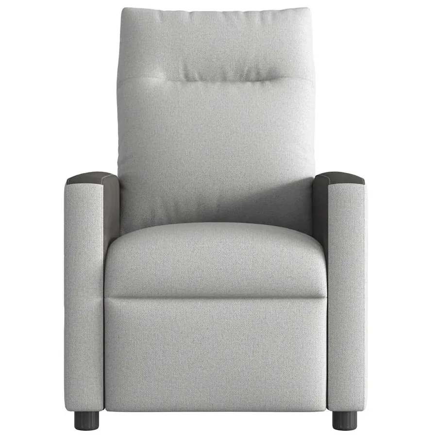 Fauteuil inclinable gris nuage tissu - 3