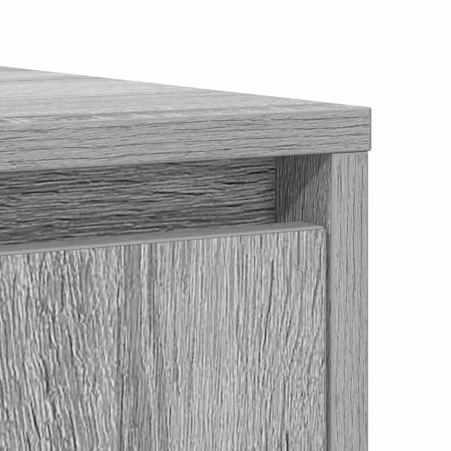 Buffet sonoma gris 85x34x76 cm bois d'ingénierie - 11
