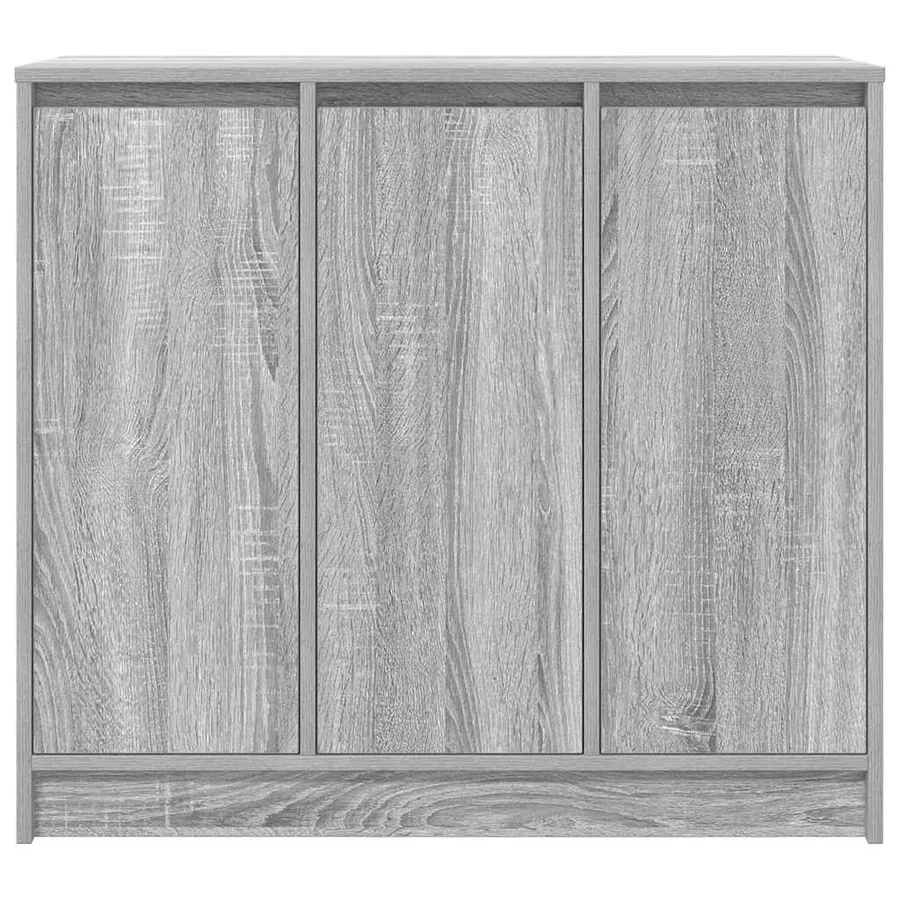 Buffet sonoma gris 85x34x76 cm bois d'ingénierie - 6