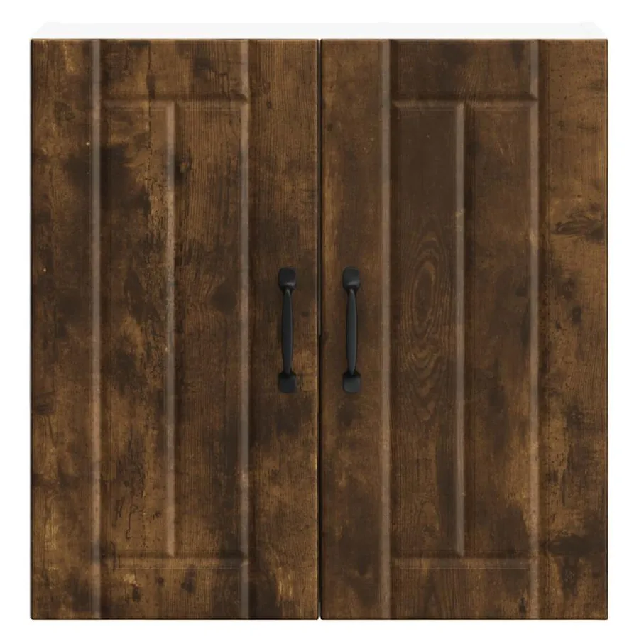 Armoire murale de cuisine Lucca chêne fumé bois ingénierie - 5