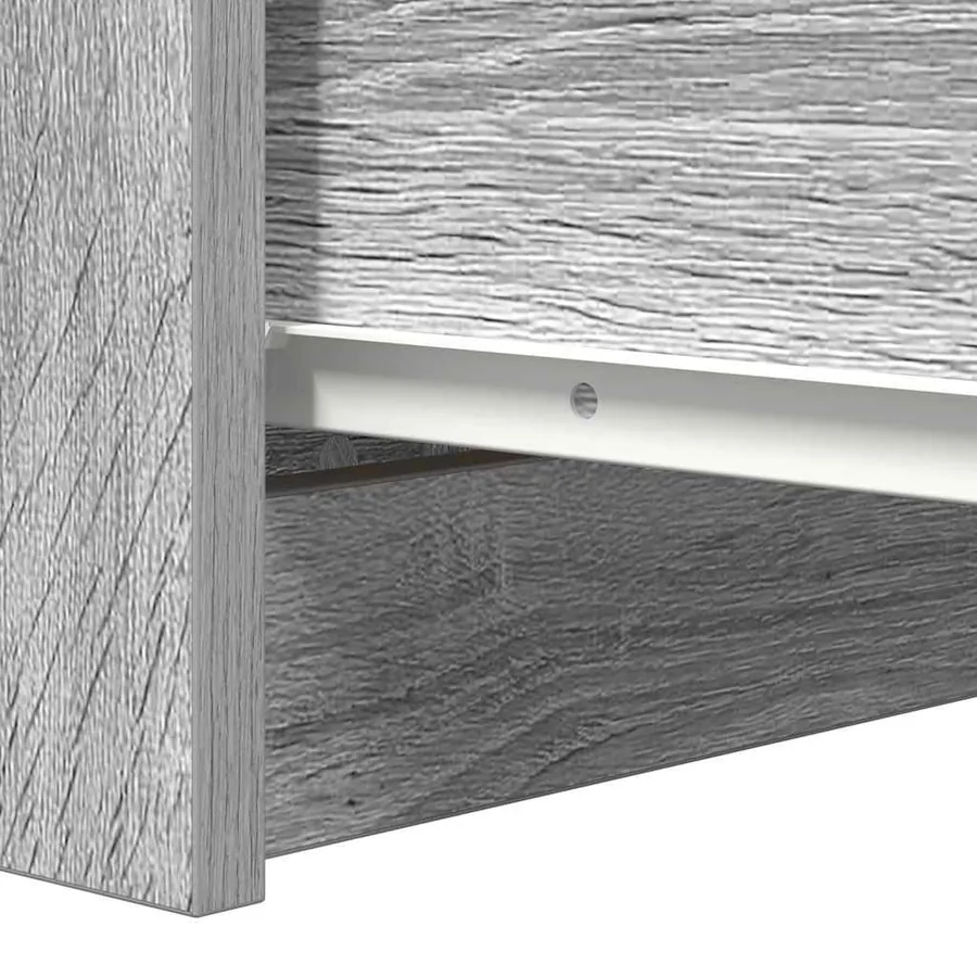 Buffet sonoma gris 37,5x35x76 cm bois d'ingénierie - 10