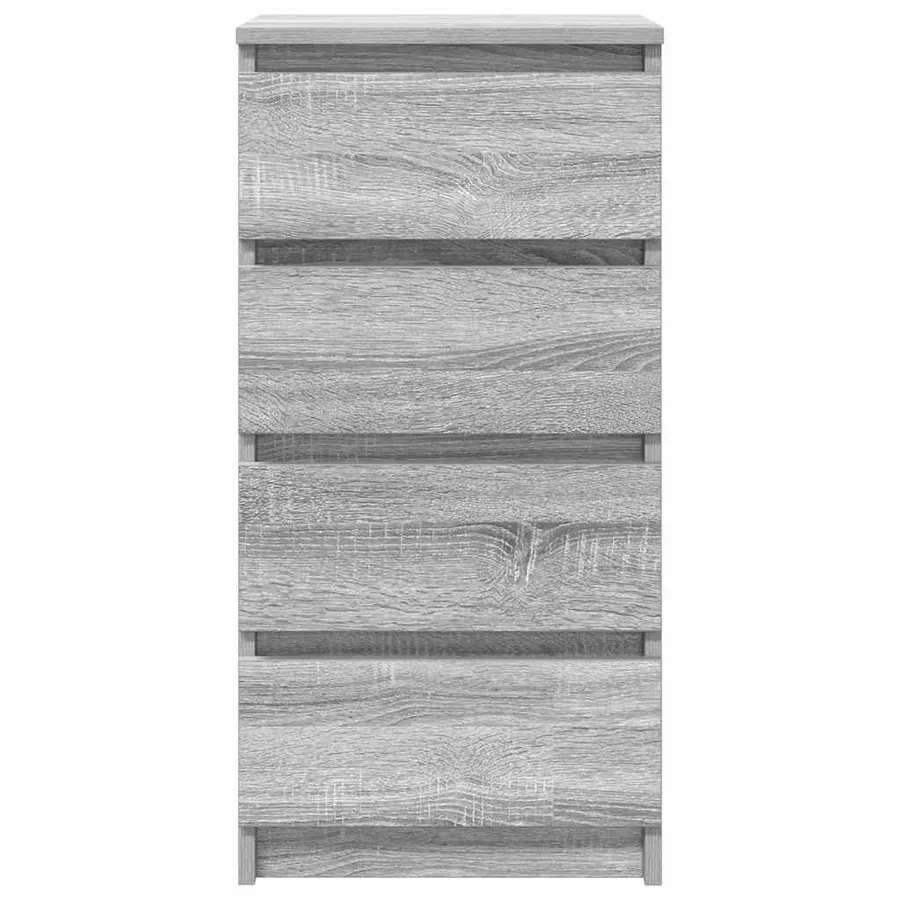 Buffet sonoma gris 37,5x35x76 cm bois d'ingénierie - 6