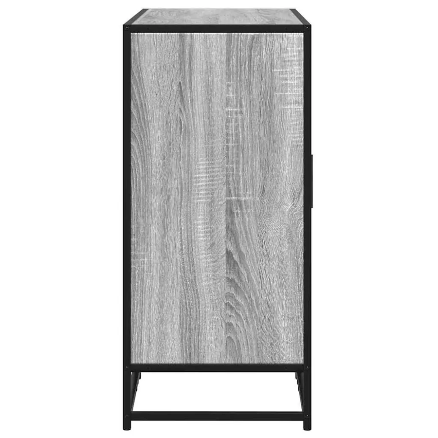 Buffet sonoma gris 92x35x76 cm bois d'ingénierie - 5