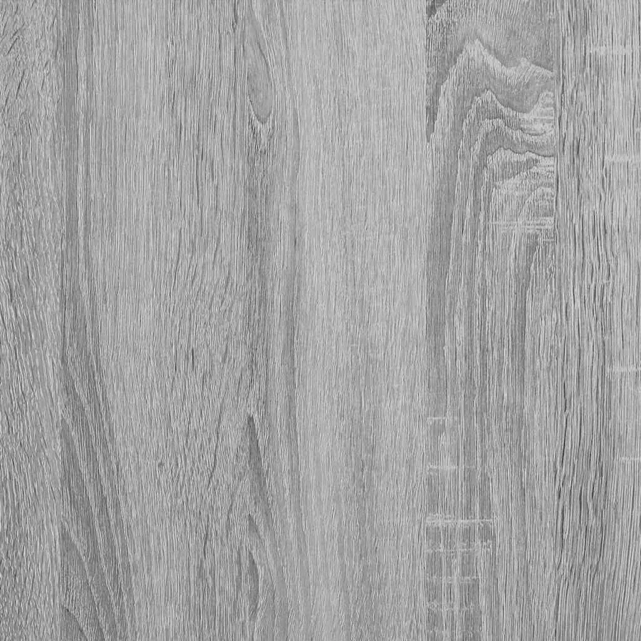 Buffet sonoma gris 92x35x76 cm bois d'ingénierie - 9