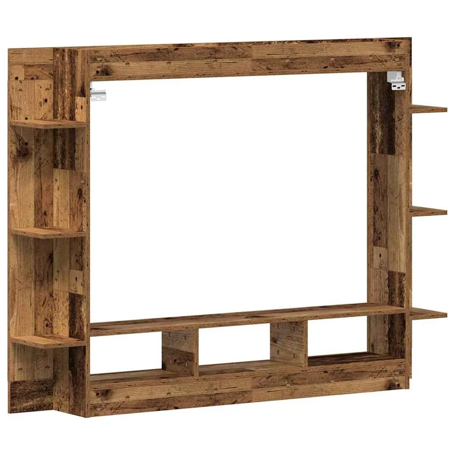Meuble TV Bois ancien 152 x 22 x 113 cm Bois d'ingénierie - 7
