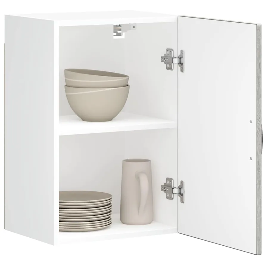 Armoire murale de cuisine Lucca sonoma gris bois ingénierie