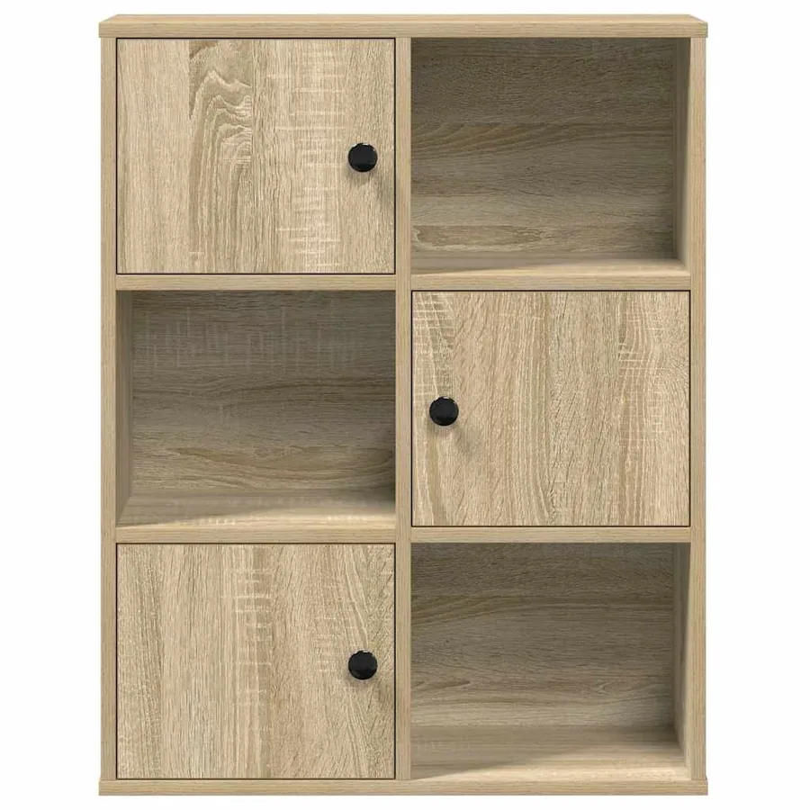 Bibliothèque chêne sonoma 60x24x76,5 cm bois d'ingénierie - 5