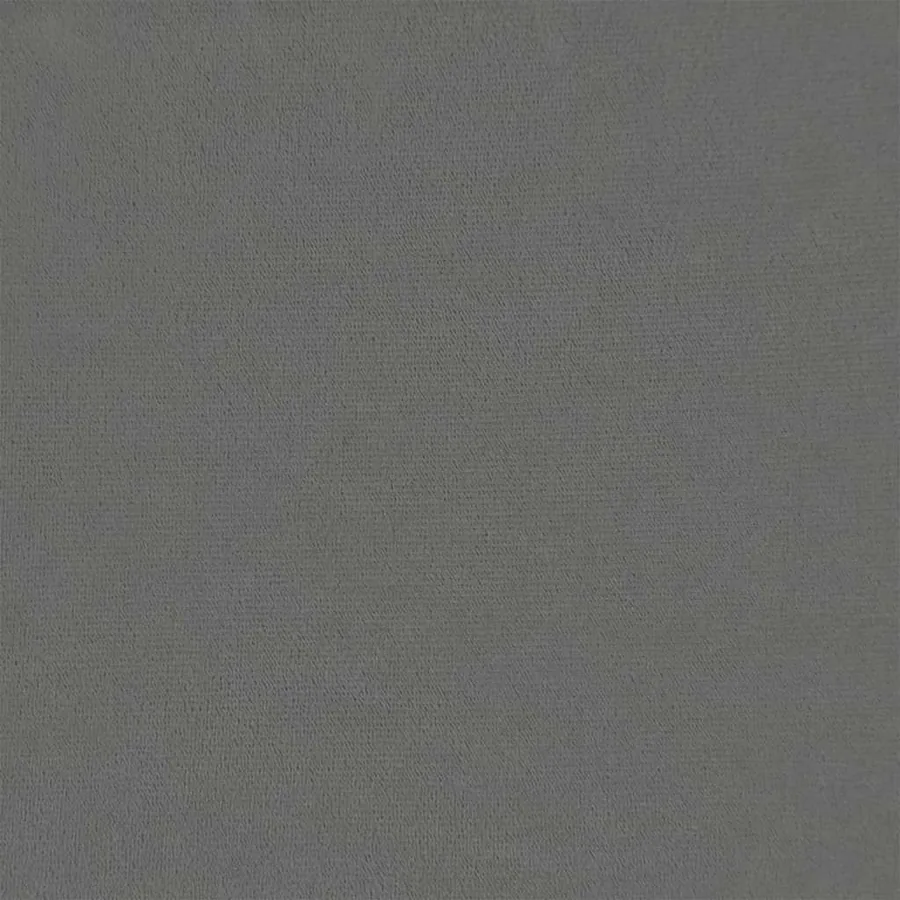Chaise à bascule avec tabouret en velours gris foncé - 10