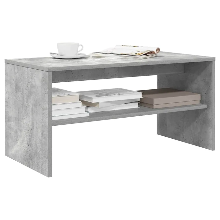 Meuble TV Gris cement 80 x 40 x 40 cm Aggloméré