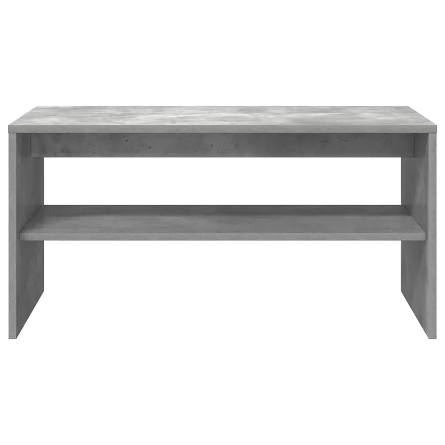 Meuble TV Gris cement 80 x 40 x 40 cm Aggloméré - 5