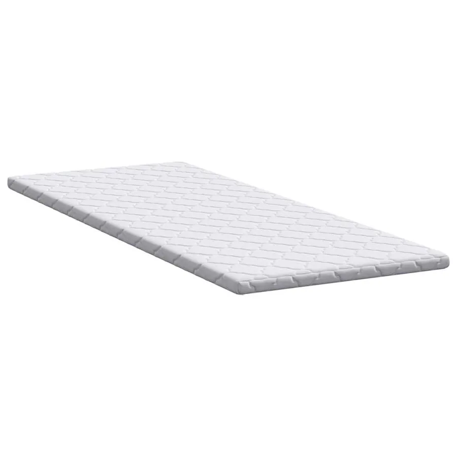 Surmatelas en Coco Blanc 70 x 200 cm Tissu jacquard - 5