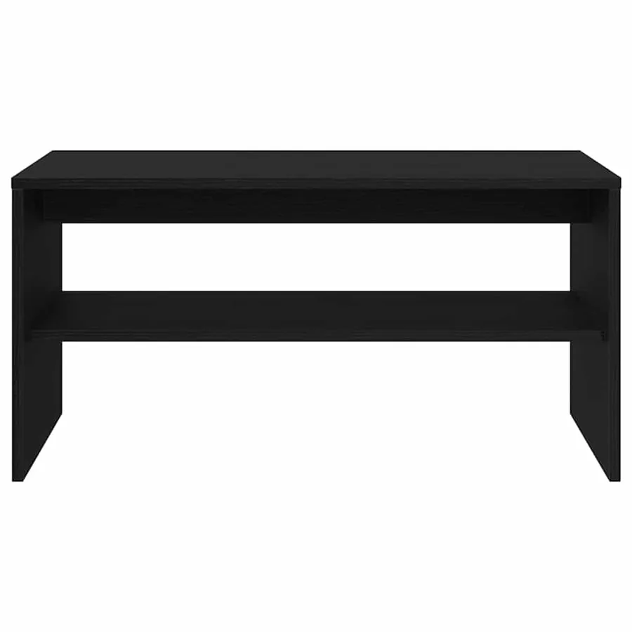 Meuble TV chêne noir 80x40x40 cm bois d'ingénierie - 5