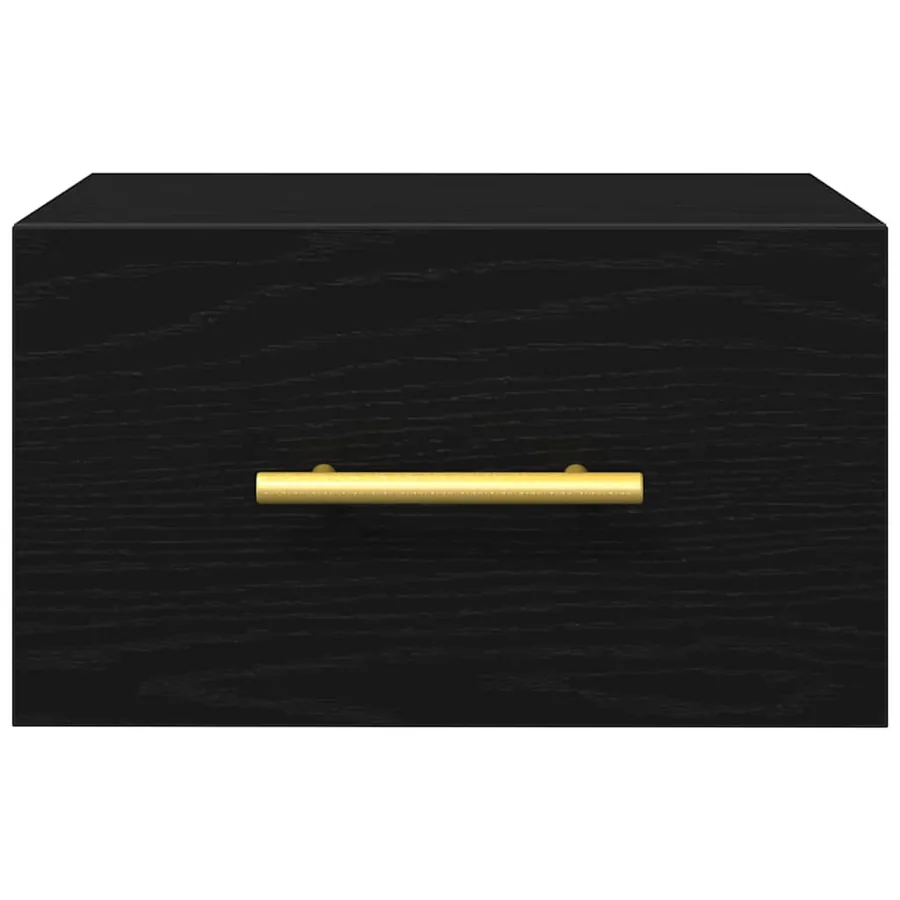 Cabinet de chevet 2 pcs Chêne noir 35 x 35 x 20 cm - 6