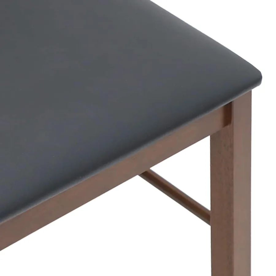 Chaises à manger coussins 2 pcs marron bois massif caoutchouc - 8