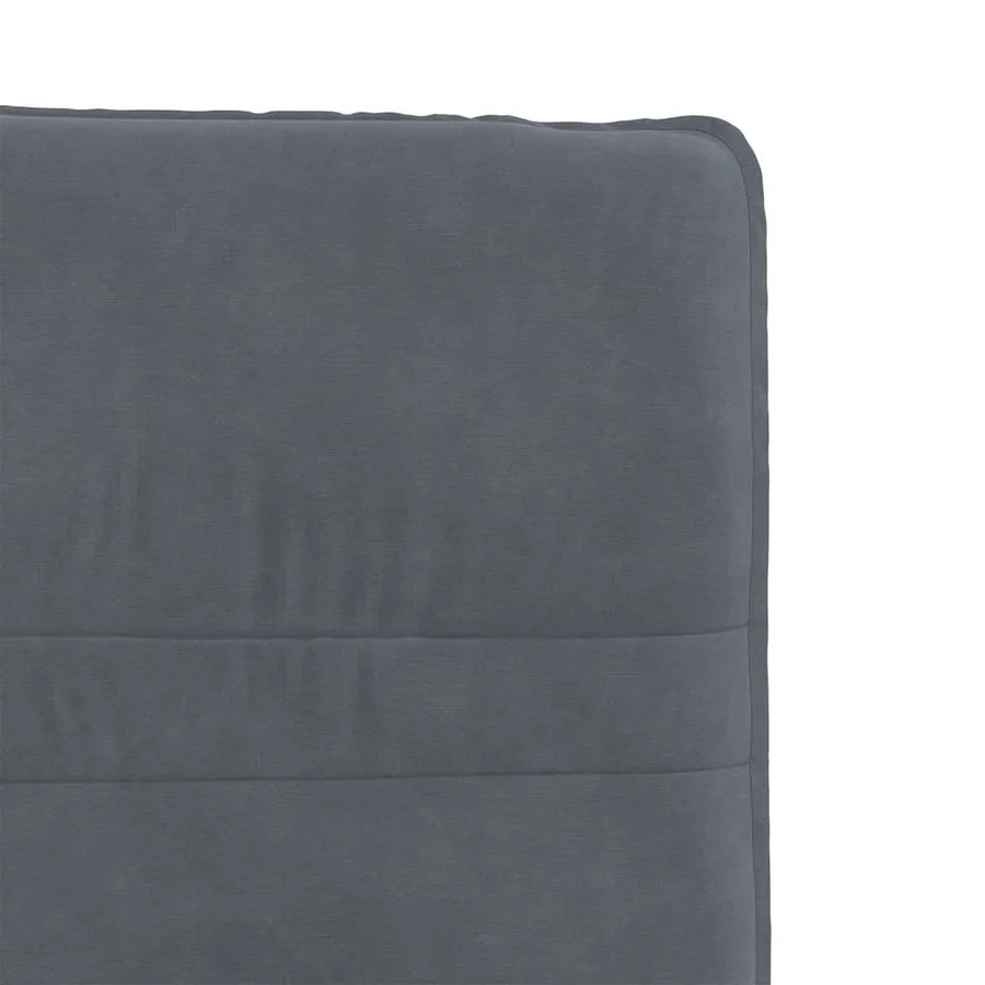 Chaises à manger lot de 2 Gris foncé Velours - 7