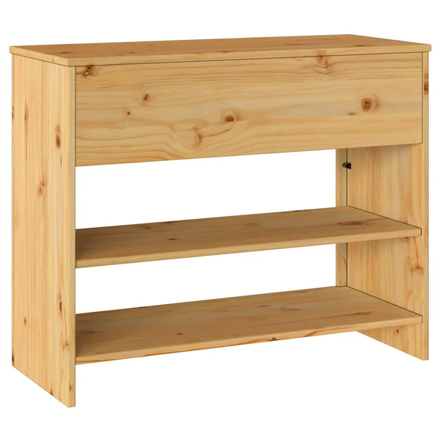 Table console avec tiroir Drammen Chêne 89,5 x 37 x 73 cm - 6