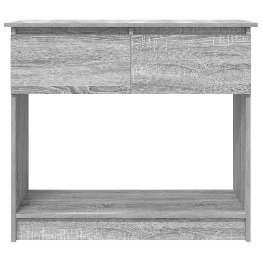 Table console avec tiroirs sonoma gris 85,5x38,5x74,5 cm - 6