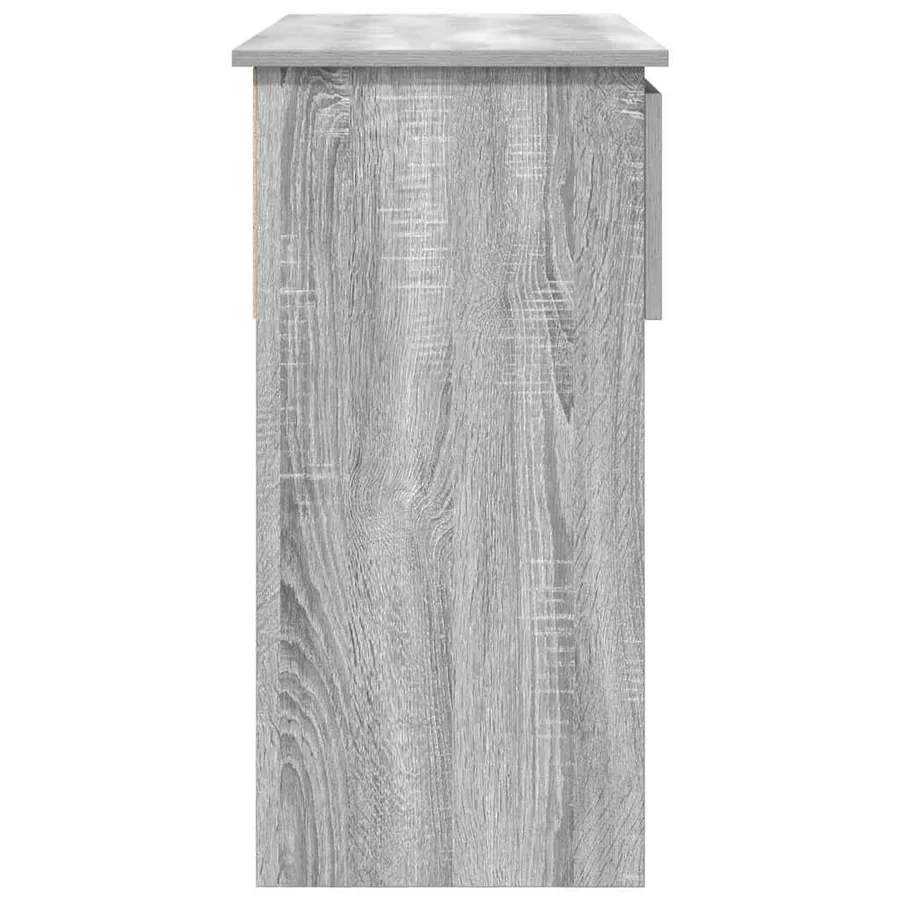 Table console avec tiroirs sonoma gris 85,5x38,5x74,5 cm - 7