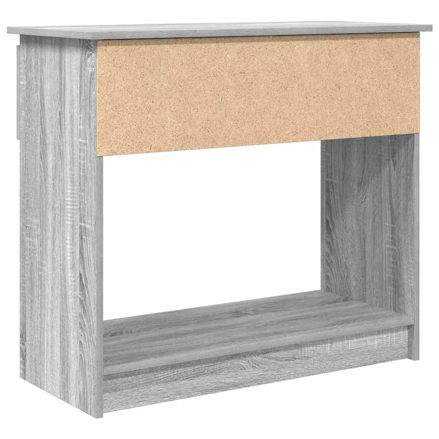 Table console avec tiroirs sonoma gris 85,5x38,5x74,5 cm - 8