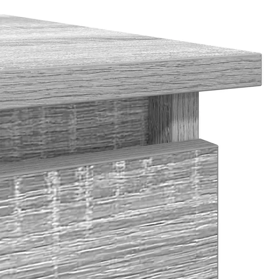 Table console avec tiroirs sonoma gris 85,5x38,5x74,5 cm - 9