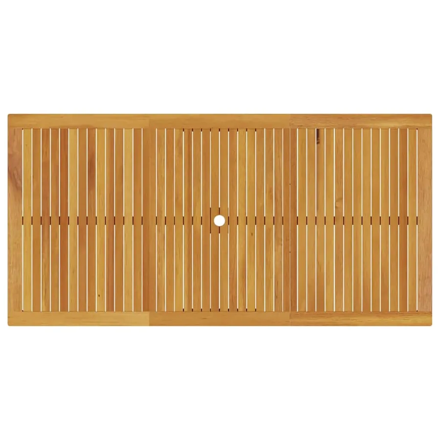 Ensemble de salle à manger pour jardin 7 pcs Marron - 8