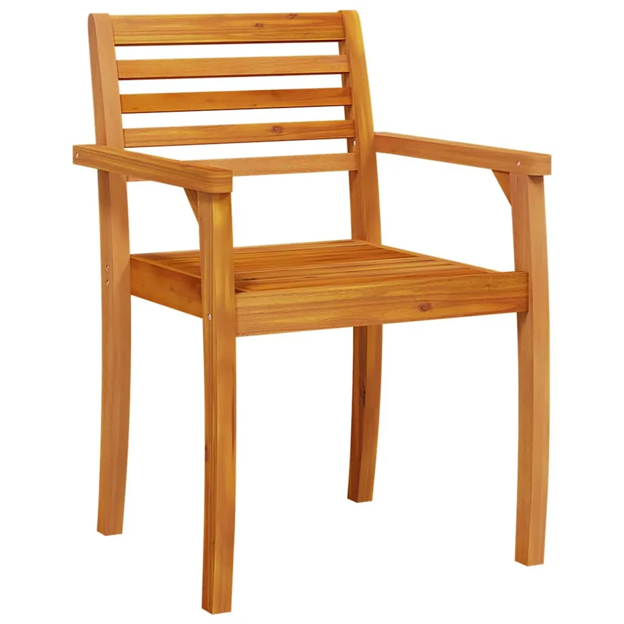 Ensemble de salle à manger pour jardin 3 pcs Marron - 5