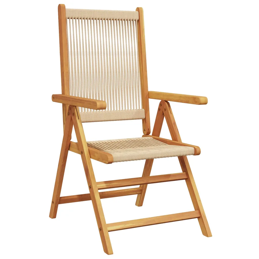 Ensemble de salle à manger pour jardin 7 pcs Beige - 4