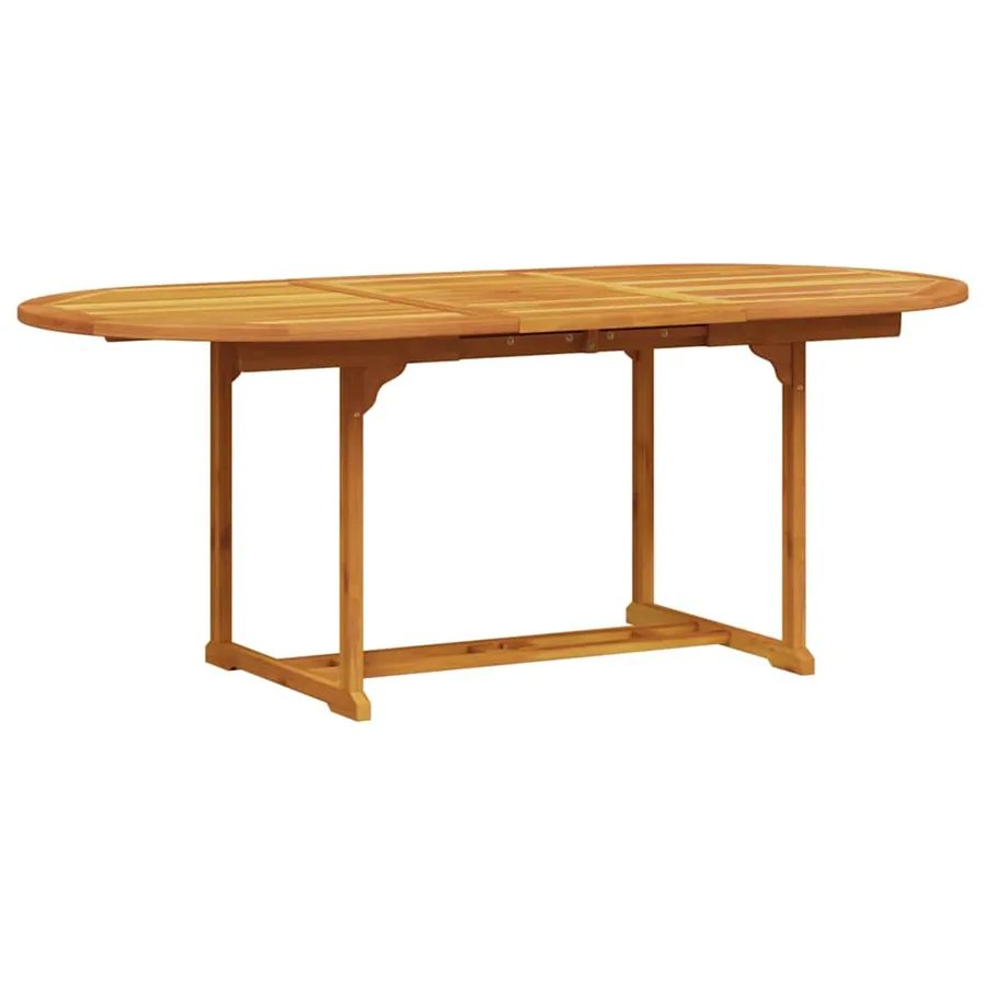 Ensemble de salle à manger pour jardin 7 pcs Marron - 6