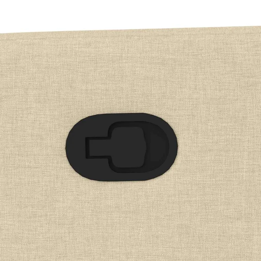 Fauteuil inclinable Crème Tissu - 8