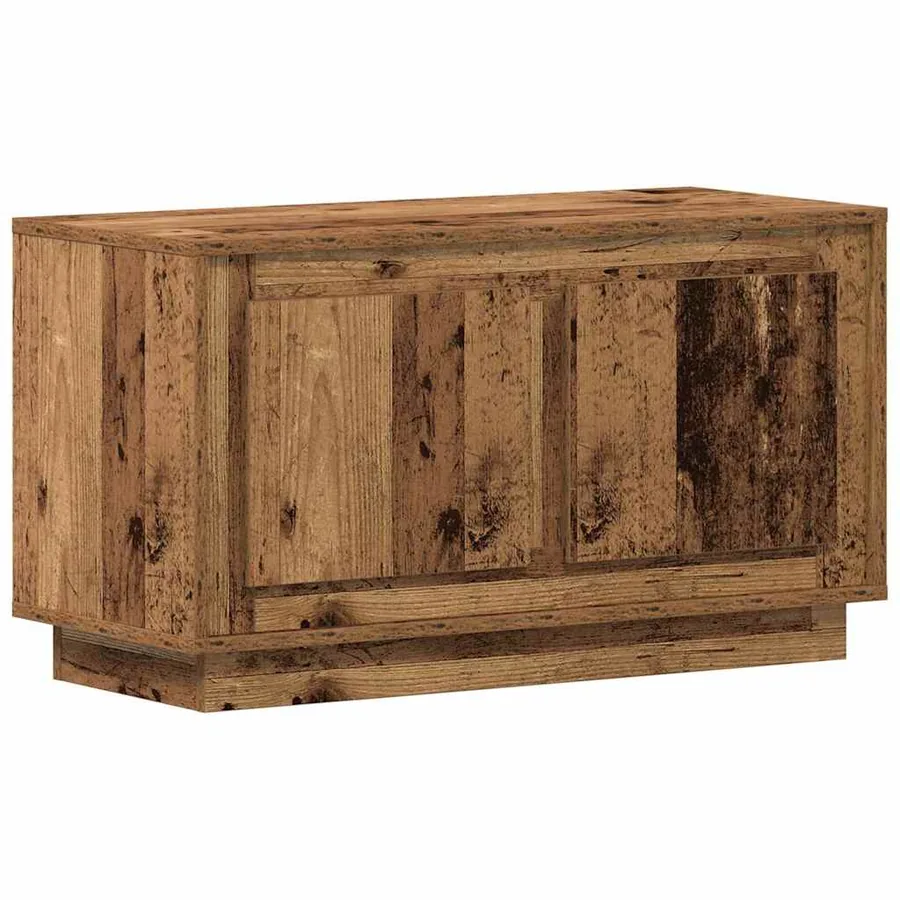 Meuble TV Bois ancien 80 x 35 x 45 cm Bois d'ingénierie - 2