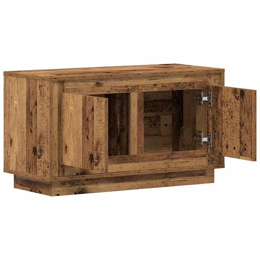 Meuble TV Bois ancien 80 x 35 x 45 cm Bois d'ingénierie - 5