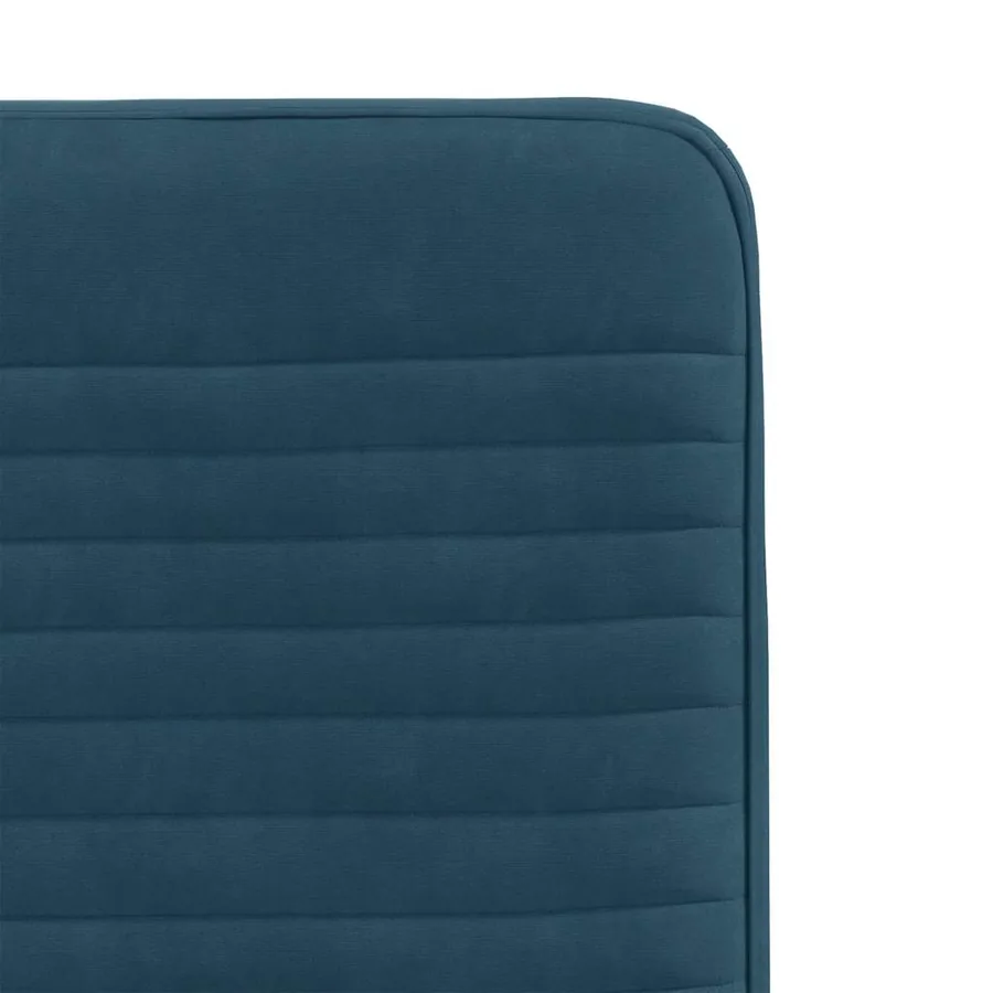 Chaises à manger lot de 2 Bleu Velours - 7