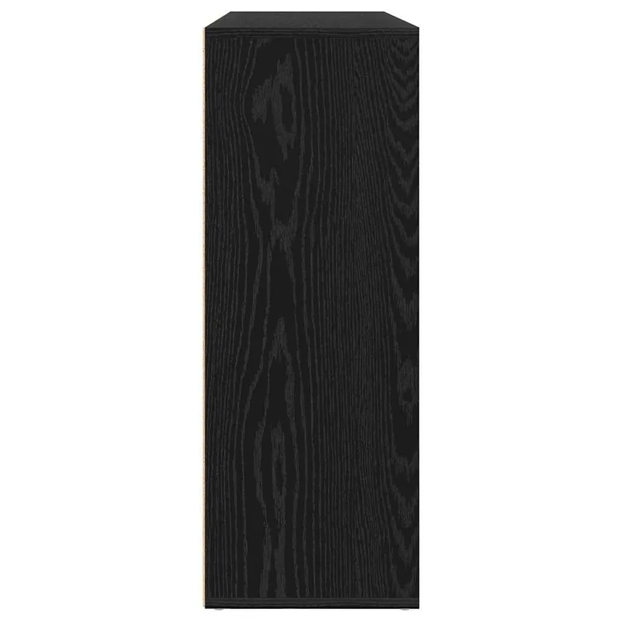 Buffet 2 pcs Chêne noir 60 x 31 x 84 cm Bois d'ingénierie - 7