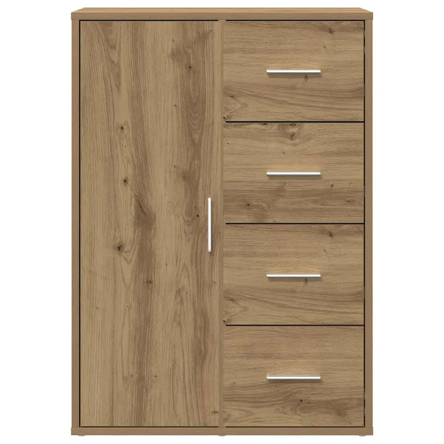 Buffet Chêne artisanal 60 x 31 x 84 cm Bois d'ingénierie - 4