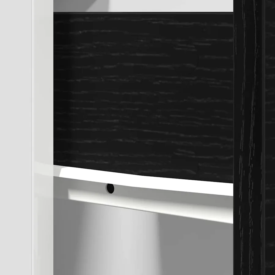 Armoire suspendue avec tiroir Chêne noir 30 x 46 x 81,5 cm - 8