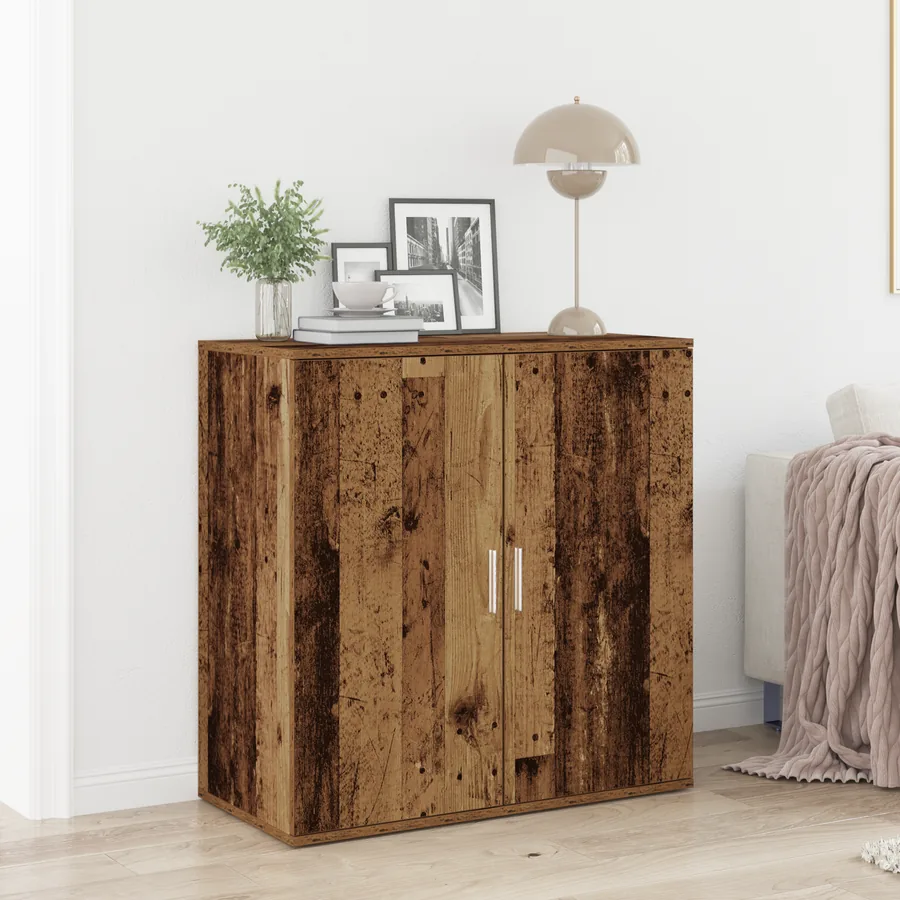 Buffet Bois ancien 79 x 38 x 80 cm Bois d'ingénierie