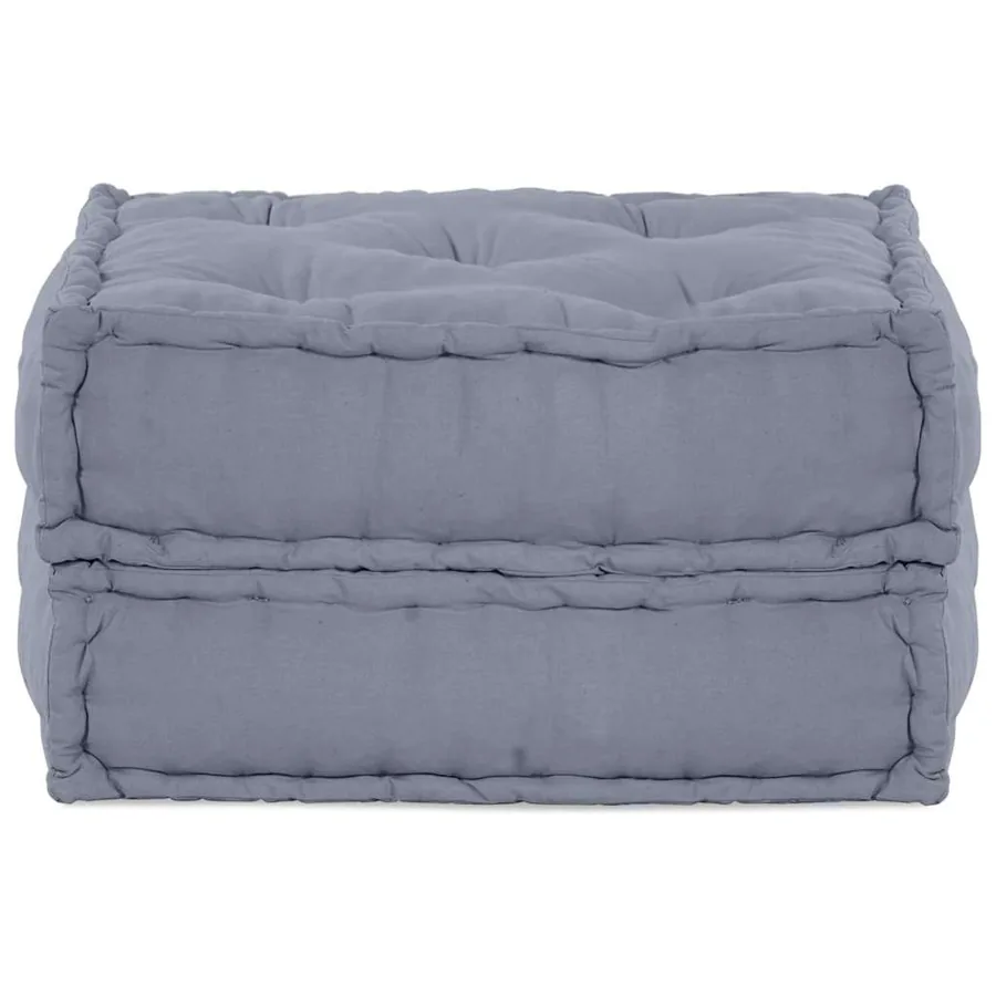 Unité de canapé modulaire Gris 70 x 70 x 36 cm Tissu - 6
