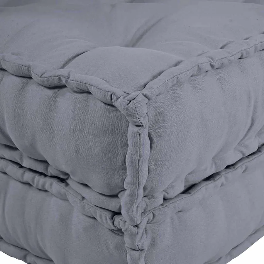 Unité de canapé modulaire 4 pcs Gris Tissu - 12