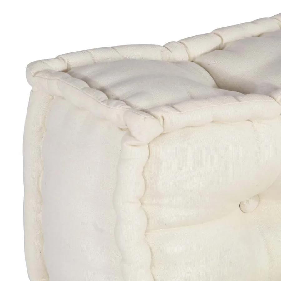 Unité de canapé modulaire 4 pcs Crème Tissu - 9