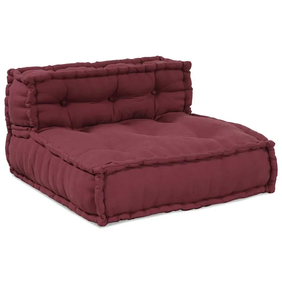 Canapé modulaire marron 70x70x54 tissu - 6
