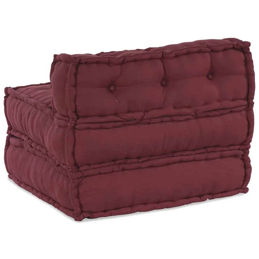 Canapé modulaire marron 70x70x54 tissu - 8