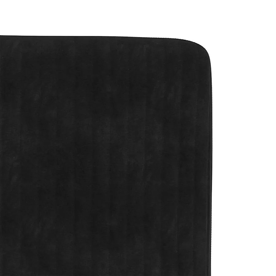 Chaises à manger lot de 4 Noir Velours - 7