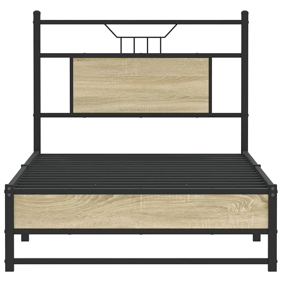 Cadre de lit sans matelas chêne sonoma 80x200 cm - 6