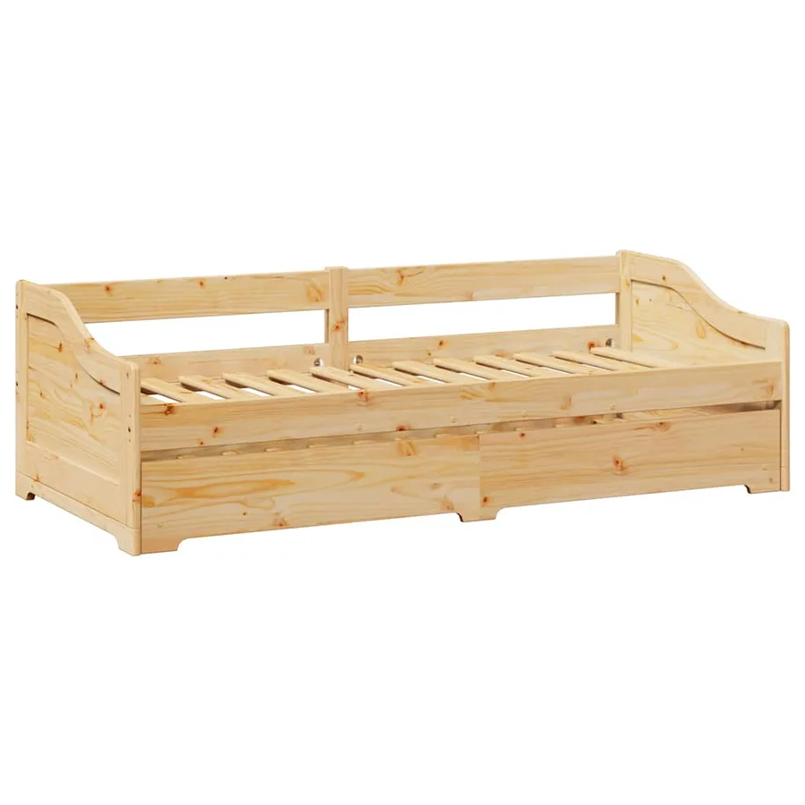 Lit de jour avec gigogne sans matelas IRUN 90x200 cm - 5