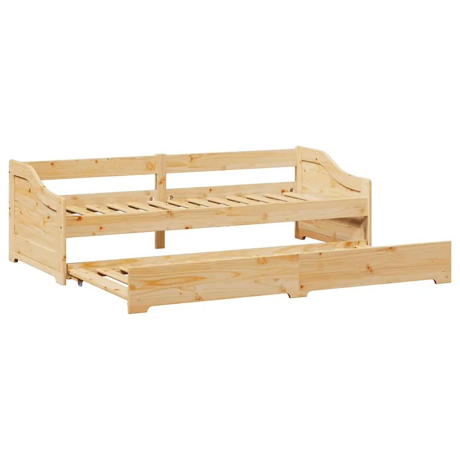 Lit de jour avec gigogne sans matelas IRUN 90x200 cm - 6