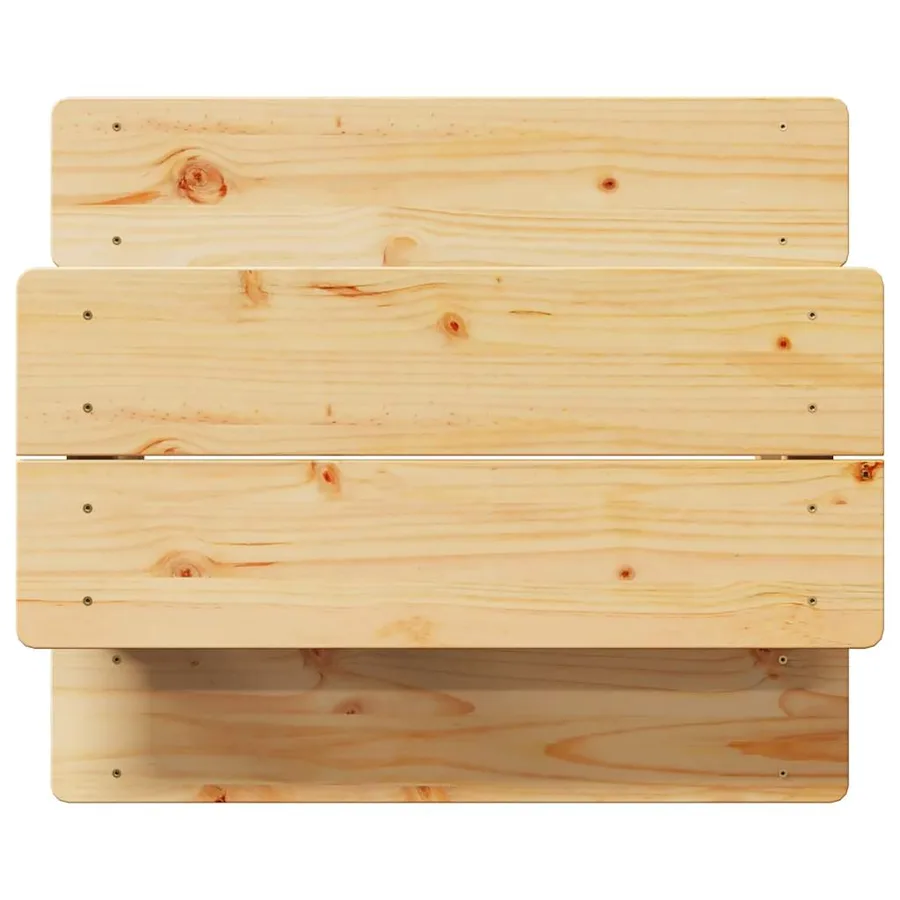 Table avec bancs pour enfants IRUN 90x79,5x50 cm bois massif - 6