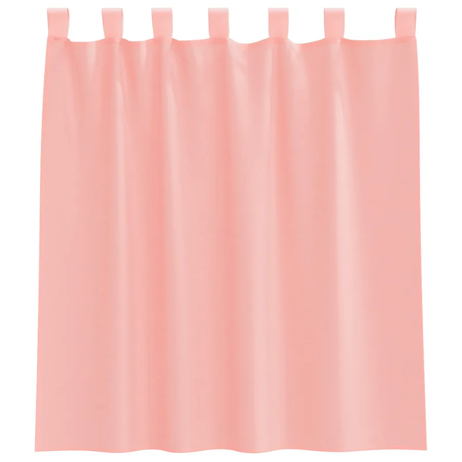Rideaux en voile avec passe-tringles 2 pcs rose - 4