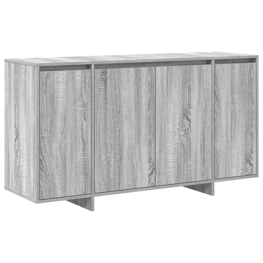 Buffet Gris Sonoma 135 x 41 x 75 cm Bois d'ingénierie - 2
