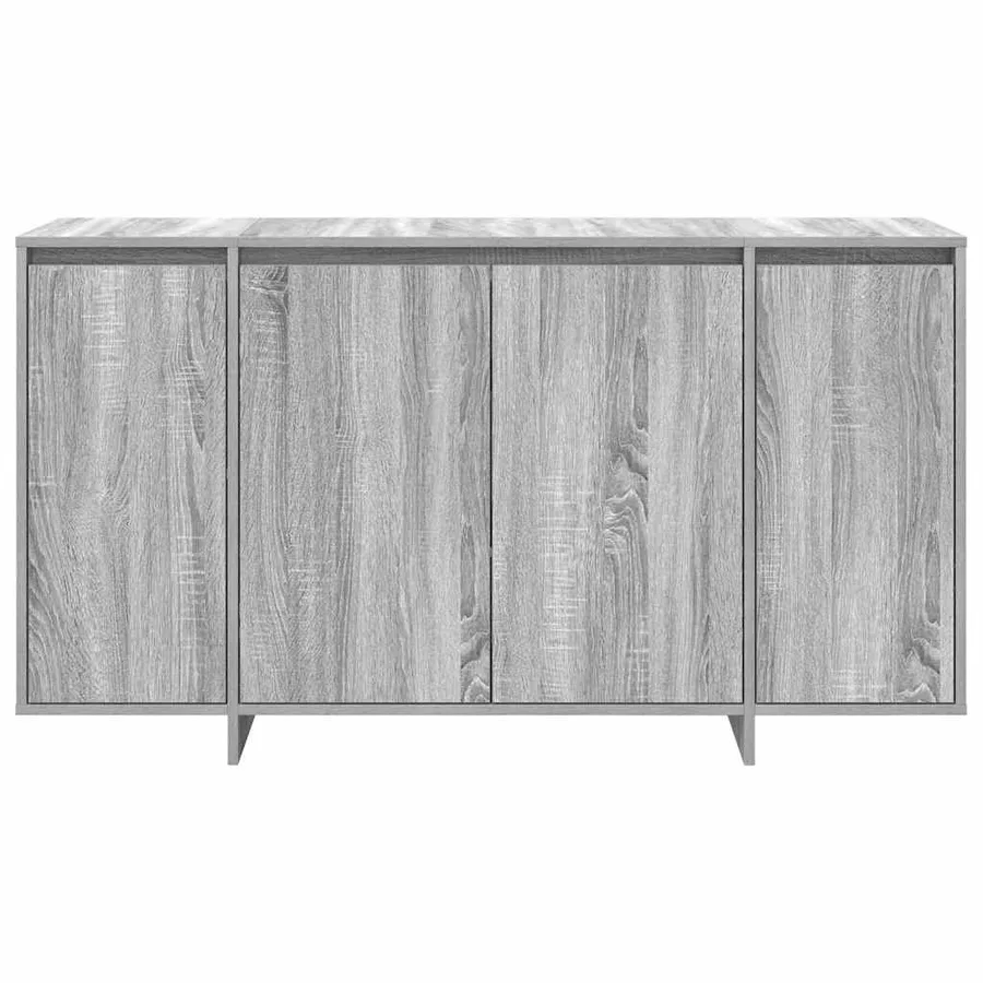 Buffet Gris Sonoma 135 x 41 x 75 cm Bois d'ingénierie - 6